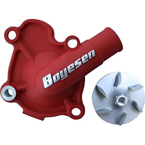 BOYESEN Waterpump Cover & Impeller Kit Red