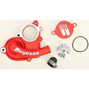 BOYESEN Waterpump Cover & Impeller Kit Red