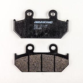 BRAKING Brake Pad Set Semi-metallic