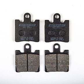 BRAKING Brake Pad Set Semi-metallic