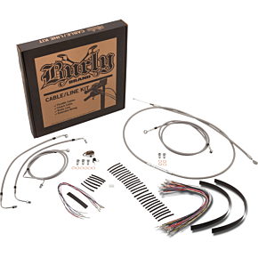 BURLY BRAND Burly Cntrl Kit 18" Ape Stainless Abs