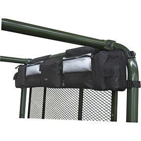 CLASSIC ACC. Utv Roll Cage Organizr Black Pol