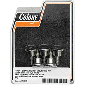 COLONY MACHINE Brake Rotor Hardware Button Head Chr