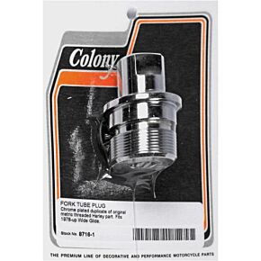COLONY MACHINE Fork Tube Plug Wide Glide Wideglide 78-17