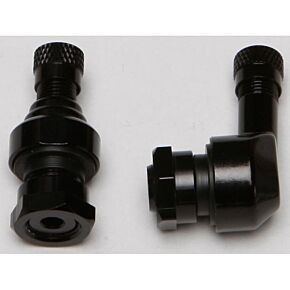 COMP. WERKES 90/straight Air Valve. 11.3mm Black