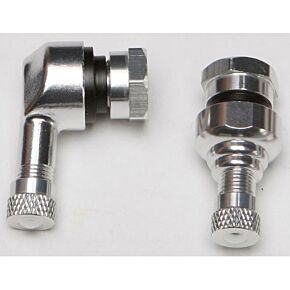 COMP. WERKES 90/straight Air Valve. 11.3mm Silver