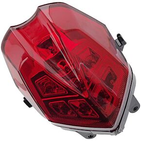 COMP. WERKES Integrated Taillight Chrome/red Dtna/strt Trpl