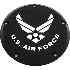 CUSTOM ENGRAVING 7   Tc Derby Cover Air Force Black