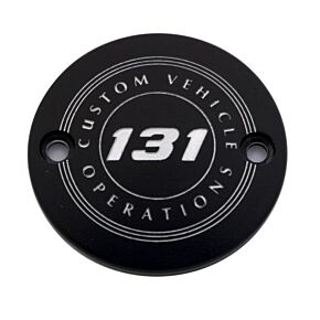 CUSTOM ENGRAVING M8 Timer Cover 131 Cvo Black