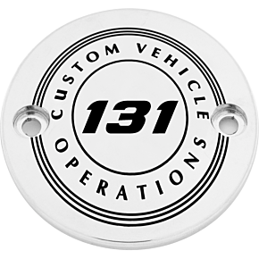CUSTOM ENGRAVING M8 Timer Cover 131 Cvo Chrome