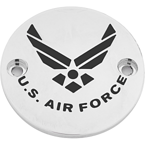 CUSTOM ENGRAVING M8 Timer Cover Air Force Chrome