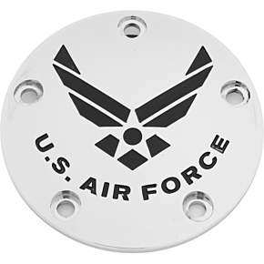 CUSTOM ENGRAVING Tc Timer Cover Air Force Chrome