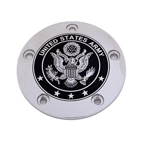 CUSTOM ENGRAVING Tc Timer Cover Army Chrome
