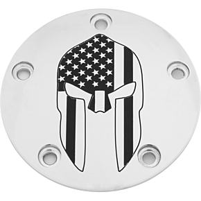 CUSTOM ENGRAVING Tc Timer Cover Spartan Chrome