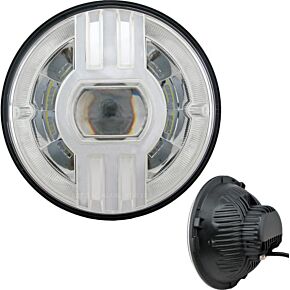 CYRON Headlight 7" Beast 2 Chrome W/driving Light