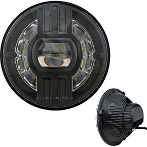 CYRON Headlight 7" Beast 2 Pitch Black W/driving Light