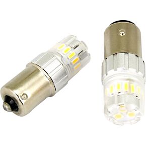 CYRON Led Bulb 1156 Amber Pair 6w/bulb Smd Omni Directional
