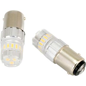 CYRON Led Bulb 1157 White Pair 6w/bulb Smd Omni Directional