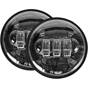 CYRON Passing Lamps 4.5" Black Harley