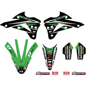 D-COR 2014 Monster Energy Kawasaki Team Green Graphics/trim Kit