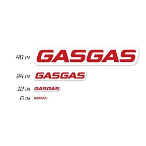 D-COR 24" Gasgas Decal 8 Mil