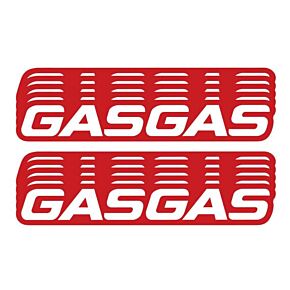 D-COR 6" Gasgas Decal 10 Pk