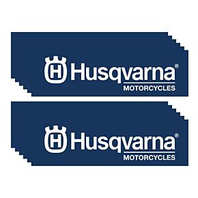D-COR 6" Husqvarna Decal 10 Pk