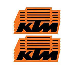 D-COR 6" Ktm Decal 10 Pk