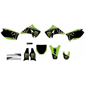 D-COR Cmplt Kit Monster Energy Slash White Bg