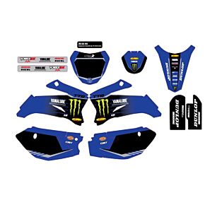 D-COR Complete Kit 23 Blue Mey Ttr 110 Blk Bg