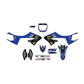 D-COR Complete Kit 23 Blue Mey Yz 125/250 Wht Bg