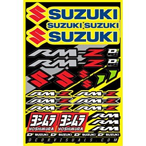 D-COR Decal Sheet Suzuki Rmz 12"x18"