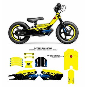 D-COR Graphic Kit Stacyc Suzuki Graphic Kit Stacyc 12" & 16"