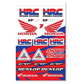 D-COR Honda Hrc Decal Sheet 12 Mil