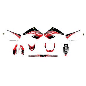 D-COR Honda Raceline Graphics Complete Kit White