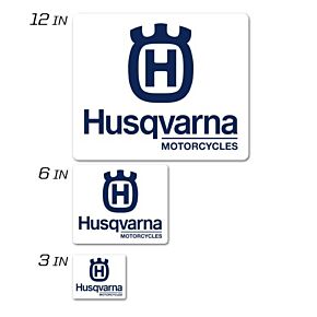 D-COR Husqvarna Icon Decal 6" Square
