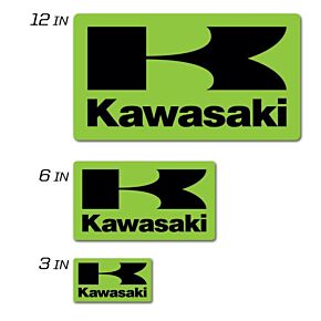D-COR Kawasaki Icon Decal 12"
