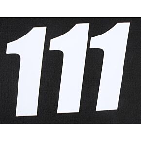 D-COR Number 1 White 6" 3/pk