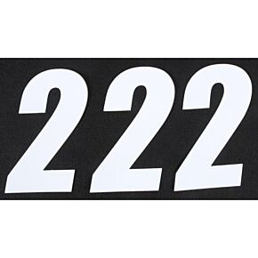 D-COR Number 2 White 6" 3/pk