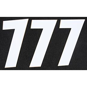 D-COR Number 7 White 4" 3/pk