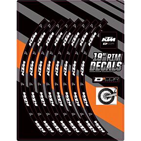 D-COR Rim Decals 19" Ktm Logo Rear