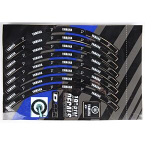 D-COR Rim Decals 19" Yamaha Logo Rear