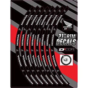 D-COR Rim Decals 21" Honda Logo Front