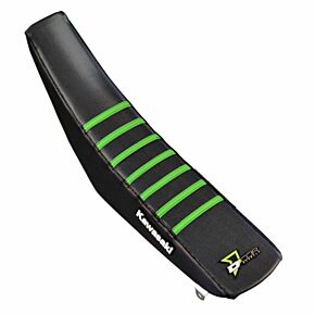 D-COR Seat Cover Black W/ Green Ribs