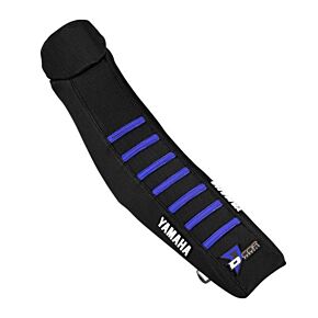 D-COR Seat Cover Black W/blue Ribs Yam