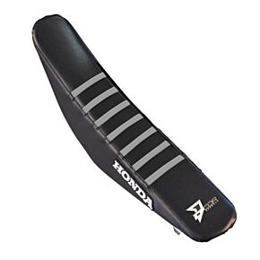 D-COR Seat Cover Black W/grey Ribs Hon
