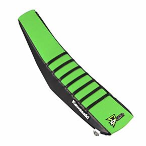 D-COR Seat Cover Black/green Ribs