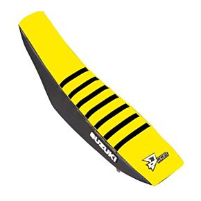 D-COR Seat Cover Black/yellow W/ribs