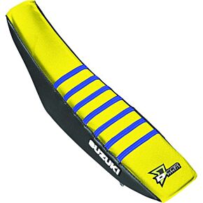 D-COR Seat Cover Black/yellow/blue