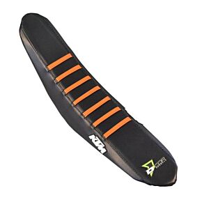 D-COR Seat Cover Blk/blk/org Ktm Sx/f 250-450